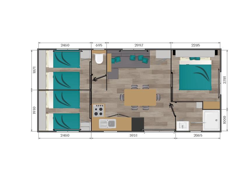 Complexe Les 4 Saisons Hotel Oust Bilik gambar